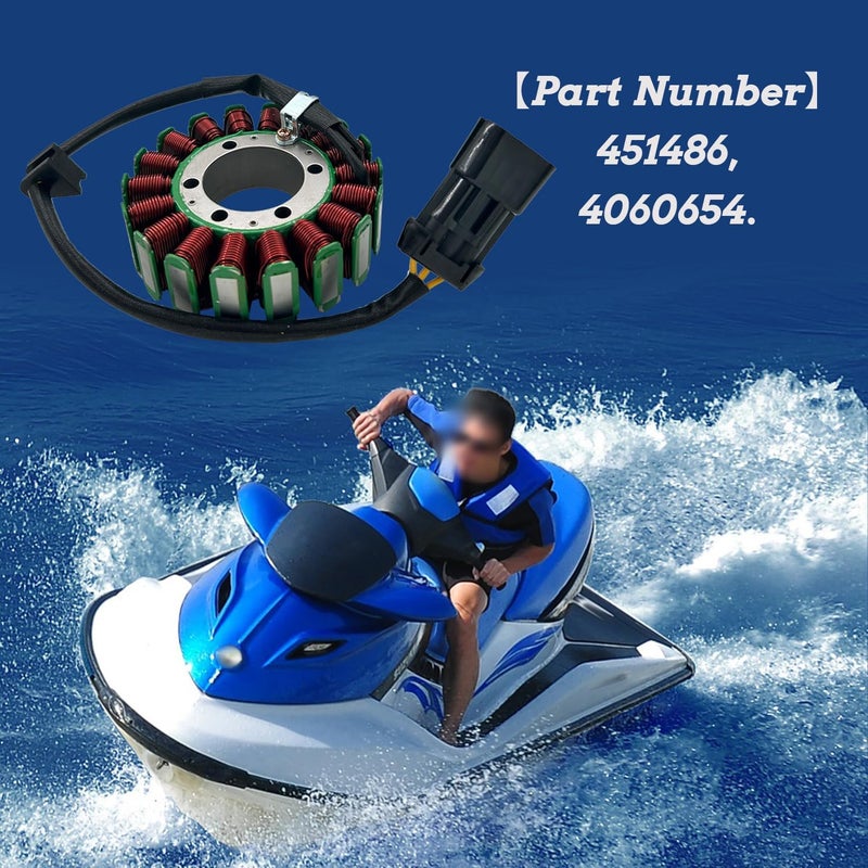 MOTOBULL Stator 4060654 Compatible with Polaris/Victory MSX 110 MSX 150 V92C V92SC JetSki 0451486 4060654 - Image 3